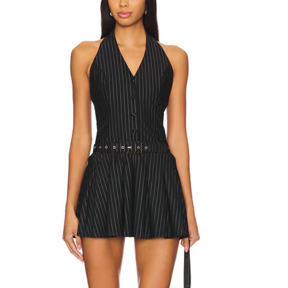 Superdown Net Mini Dress